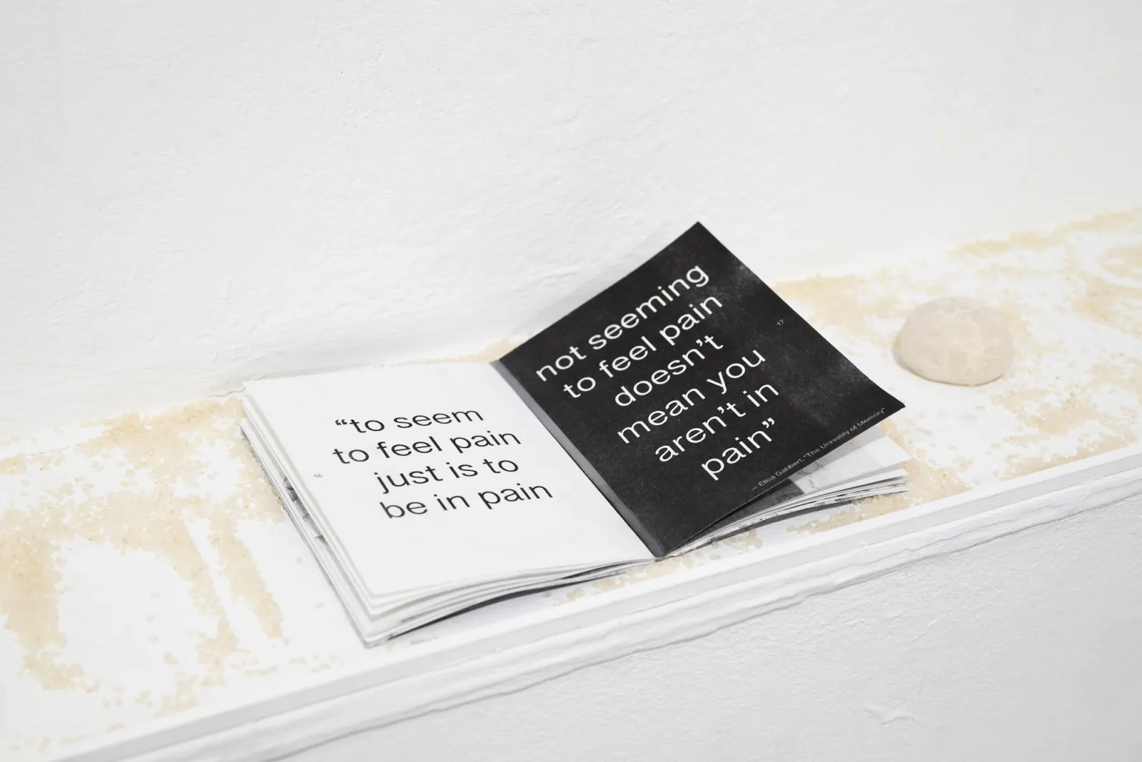 YES YOU CAN — installation and zine, exhibition view